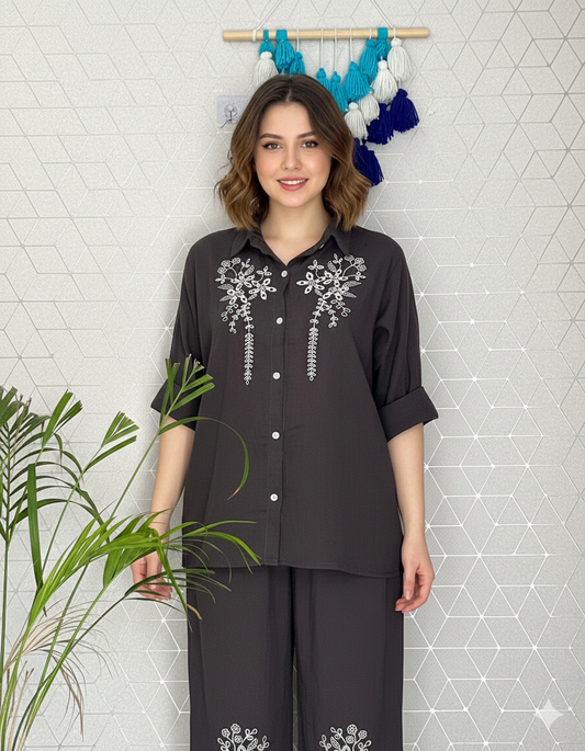 Embroidered Co-ord Set for Women